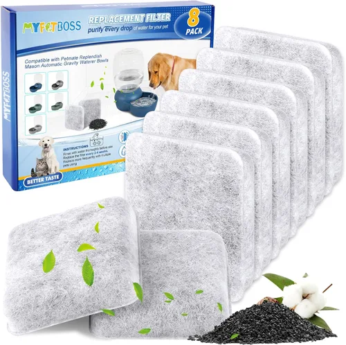 Miniatura 13 de Filtro de agua de repuesto para perros, filtro de agua para perros, filtro de agua para mascotas compatible con cuencos de agua automática por