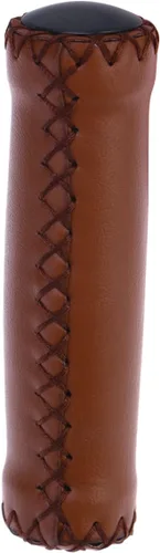 Miniatura 9 de BESPORTBLE 3pairs Brown PU y bicicleta para manillar ligero de cuero apretones apretones, goma de montaña
