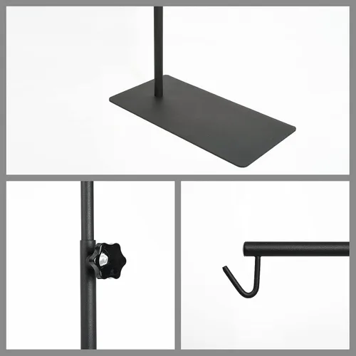 Miniatura 4 de BETAZOOER Soporte de Lámpara de Reptil Ajustable Soporte de Luz de Piso de 15-31 Pulgadas Soporte de Lámpara Colgante de Metal para Terrario