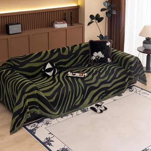Miniatura 42 de ROOMLIFE Funda de sofá con estampado de leopardo para sofá de 3 plazas, lavable, protector de muebles para perros, funda de sofá suave