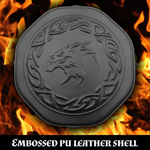 Miniatura 2 de CASEMATIX Bandeja de dados y estuche de almacenamiento de dados para hasta 115 dados RPG - Bandeja de dados para lanzar con broches magnéticos