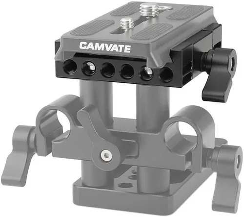 Miniatura 3 de CAMVATE Placa base de liberación rápida compatible con trípode Manfrotto 577/501 - 2406