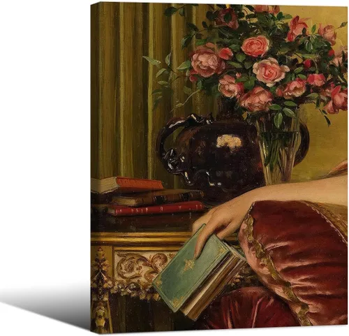 Miniatura 38 de Póster de libro gótico de academia oscura vintage de mediados de siglo, arte de pared de lienzo victoriano de estilo bohemio, impresiones estéticas