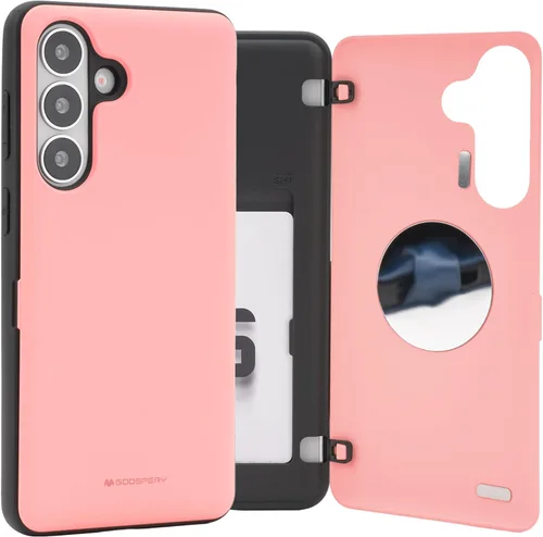 Miniatura 70 de GOOSPERY Funda tipo cartera para Samsung Galaxy S22 Ultra, [tarjetero] parachoques magnético de puerta con cierre automático, cubierta protectora
