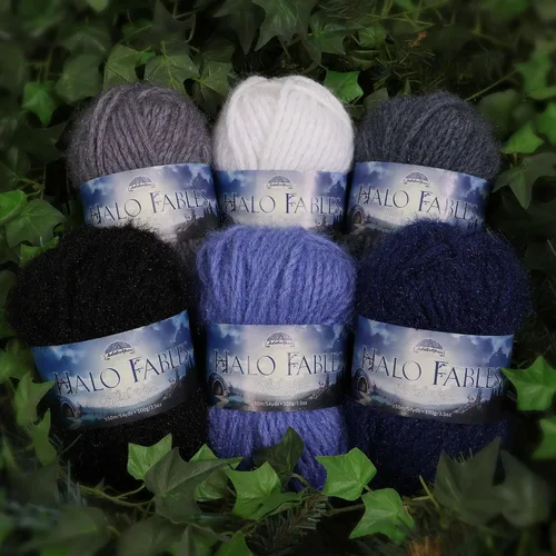 Miniatura 2 de JubileeYarn Halo Fables Yarn - 100g/Skein Bulky Polyester - North Wind Sun - 2 Skeins