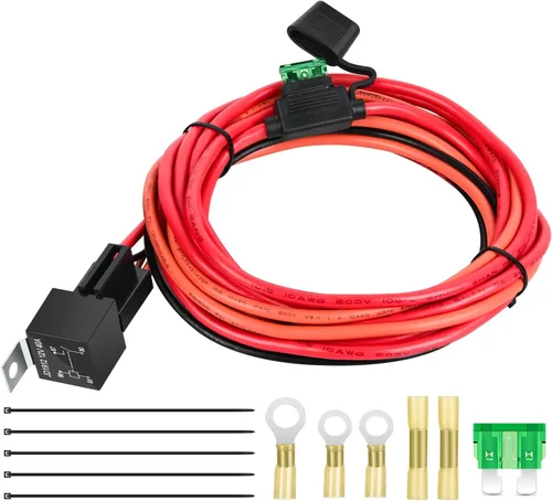 Miniatura 10 de Nilight Caja de relé de fusibles de 12 V, 6 relés, 6 ranuras ATC/ATO, portafusibles de cuchilla ATC/ATO, terminal de 4 pines, 5 pines, relé de 40 A