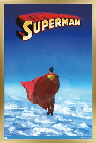 Miniatura 15 de DC Comics Superman - Póster de pared de Skyline Clouds, 34 pulgadas de largo x 22.4 pulgadas de ancho, paquete de póster y clip prémium Paquete