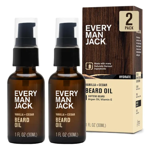 Miniatura 13 de Every Man Jack Aceite para barba para hombre, fragancia de bourbon envejecido, hidrata y suaviza profundamente tu barba y añade un brillo natural