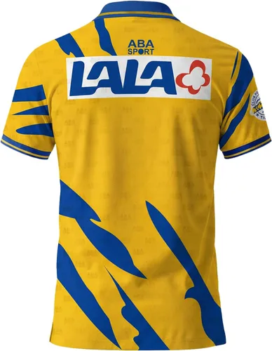 Miniatura 3 de Camiseta Retro Tigres UANL 1996 Versión Exacta del Jersey Clásico Diseño Vintage Amarillo y Azul