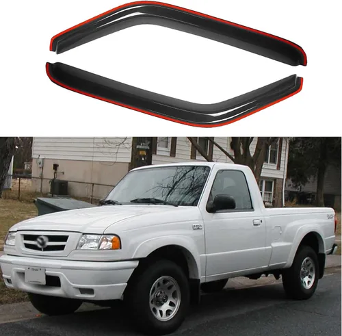 Miniatura 27 de Visor de ventana en canal para Jeep Grand Cherokee WK2 4 puertas SUV 2022, deflector de viento, protector solar y lluvia, adhesivo, a prueba