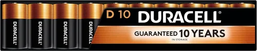 Miniatura 10 de Pilas alcalinas Duracell CopperTop, MN1300B4, D, Negro, 4, 1