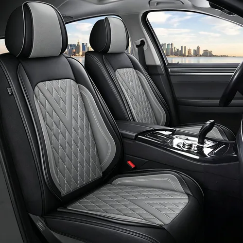 Miniatura 8 de IKABEVEM Fit for Subaru Impreza Seat Covers 2012-2026 Full Set Faux Leather Seat Cushion Waterproof Anti-Slip Seat Cushion Protector Compatible with