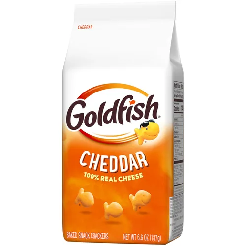 Miniatura 8 de Goldfish Galletas de queso cheddar, galletas horneadas, bolsa de 6.6 onzas