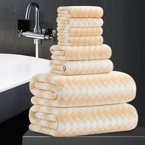 Miniatura 70 de Juego de 2 toallas de mano negras de 16 x 31 pulgadas, juego de toallas de baño de microfibra ultra suaves, altamente absorbentes, de secado rápido