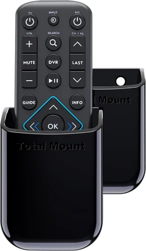 TotalMount Soportes universales para control remoto (paquete de 2) – Se fija a la pared o la parte posterior del televisor – Compatible con todos