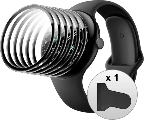 Miniatura 22 de Protector de pantalla compatible con Amazfit Active 2, antiarañazos, cobertura de pantalla completa 3D, compatible con fundas, HD Ultra, paquete de 3