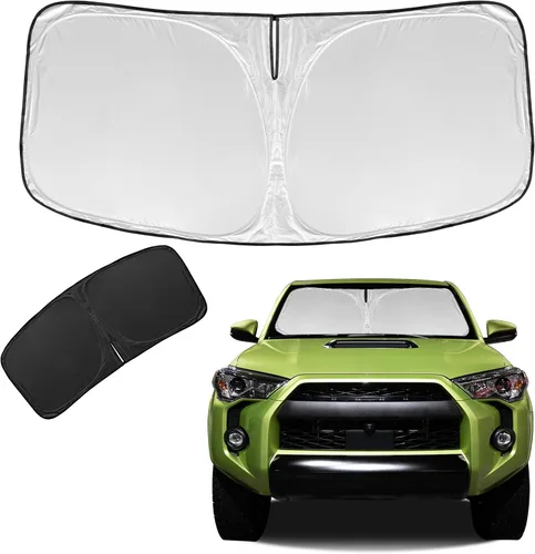 Miniatura 8 de para Dodge RAM 1500 2019-2024 2025 2026 Parasol Parasol para Parabrisas Cubierta - 4 Capas Parasol para Ventana Delantera para RAM1500 2Puertas