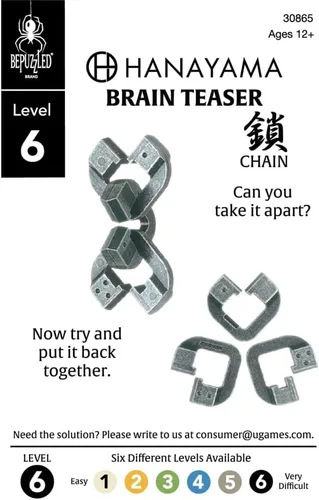 Miniatura 2 de Rompecabezas de metal fundido para el cerebro Equa Hanayama (nivel 6)