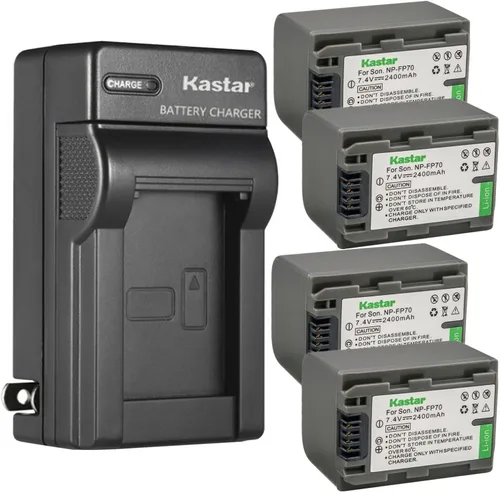 Miniatura 7 de Kastar Cargador de batería de pared de CA NP-FP70 / FP71 para Sony DCR-HC94, DCR-HC96, DCR-SR30, DCR-SR40, DCR-SR50, DCR-SR60, DCR-SR70, DCR-SR80