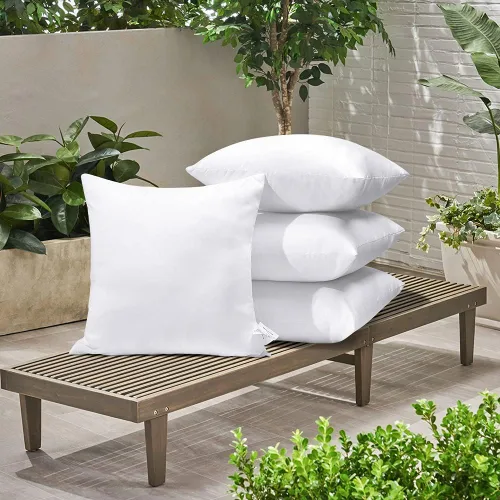Miniatura 7 de OTOSTAR Insertos de almohada de alta calidad para exteriores, 20 x 20 pulgadas, impermeables, paquete de 6 rellenos de almohada cuadrados Paquete