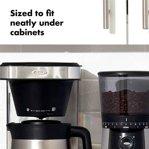 Miniatura 6 de OXO Cafetera de 8 tazas, taza térmica de acero inoxidable de 16 onzas con tapa SimplyClean