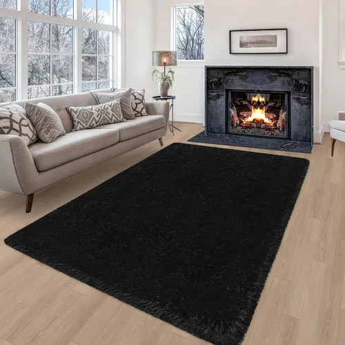 Miniatura 67 de Alfombras verdes para dormitorio de niños: alfombra de pasillo lavable de 2x6, alfombras pequeñas antideslizantes, esponjosas, suaves, peludas