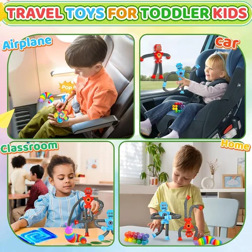 Miniatura 5 de 12 piezas de juguetes sensoriales para jugar para niños en el aula de 3 a 5 a 7 años, juguetes sensoriales para estudiantes de autismo