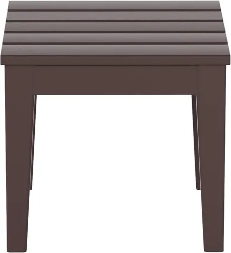 Miniatura 47 de WestinTrends Ashore - Mesa auxiliar Adirondack moderna para patio al aire libre, madera envejecida Roble (Weathered Wood)