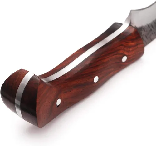 Miniatura 6 de Armory Replicas Big Game Hunter Cuchillo de caza de machete Kukri al aire libre de acero de alto carbono