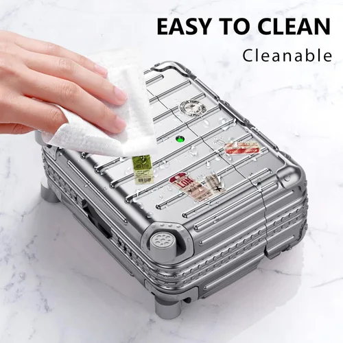 Miniatura 6 de Filoto Funda compatible con AirPods Pro 3, bonito diseño de maleta de moda para AirPods Pro de tercera generación, funda rígida protectora a prueba
