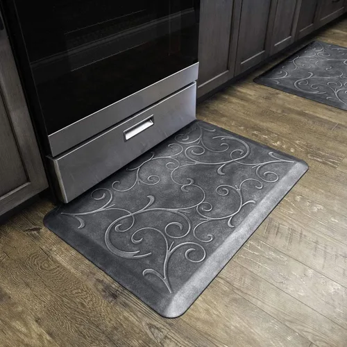 Miniatura 4 de WellnessMats Bella - Tapete antifatiga de 3/4 pulgadas, antideslizante, duradero, no tóxico, 24 x 36 x 3/4 pulgadas, pizarra