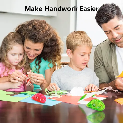 Miniatura 5 de Cinta adhesiva de doble cara, rodillo adhesivo para álbumes de recortes, para manualidades, tarjetas y álbumes de recortes, 0.3 x 360 pulgadas, Azul