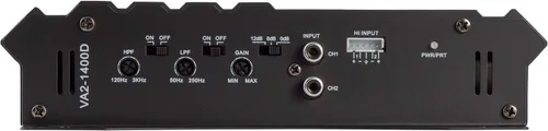Miniatura 3 de Power Acoustik VA2-1400D Serie Vertigo 1,400 vatios máx. 2 canales Clase D Amp