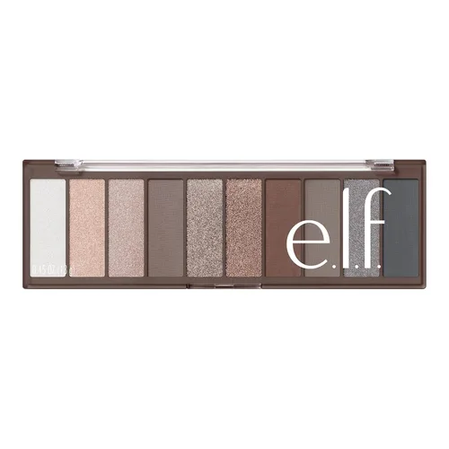 Miniatura 4 de e.l.f. Paleta de Sombras de Ojos Perfect 10, Diez Tonos Nude Ultra-pigmentados, Fórmula Mezclable, Vegano y Libre de Crueldad, Everyday Smoky