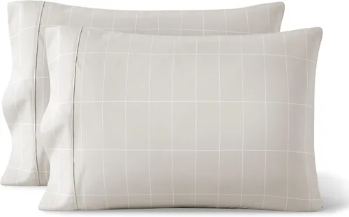 Miniatura 9 de Bare Home Juego de 2 fundas de almohada de microfibra de tamaño estándar, fundas de almohada refrescantes, doble cepillado, fácil cuidado, cierre