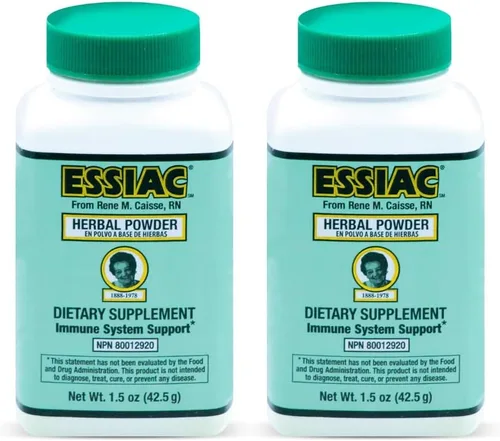 Essiac Té de hierbas en polvo original, botella de 1.5 onzas, potente mezcla antioxidante para ayudar a promover la salud y el bienestar general |