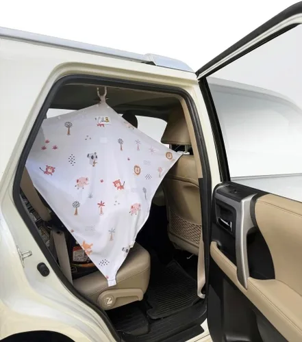 Parasol multiusos para ventana de automóvil para bebés y niños pequeños, se puede utilizar como una funda de lactancia y funda de asiento de