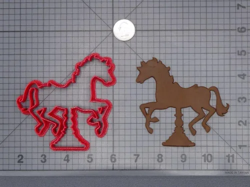 Miniatura 2 de Generic Cortador de galletas de caballo carrusel 266-I019 (1 pieza)