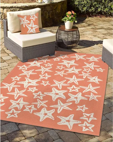 Miniatura 24 de Liora Manne CAPR5163633 - Alfombra costera para interiores y exteriores, color azul marino, 2 pies x 5 pies Cuerdas Navy