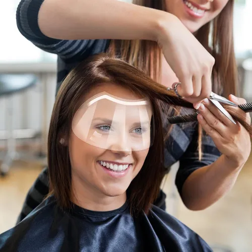 Miniatura 5 de Protector facial transparente, paquete de 50, protector de ojos de plástico para microblading, maquillaje permanente, extensiones de pestañas