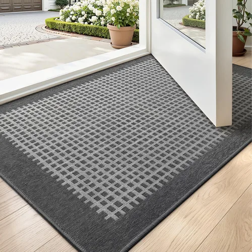 Miniatura 14 de LUMI Tapete Interior para Puerta de Entrada 24''x36'', Absorbente, Atrapa Suciedad, Perfil Bajo Delgado, Tapetes Antideslizantes con Respaldo