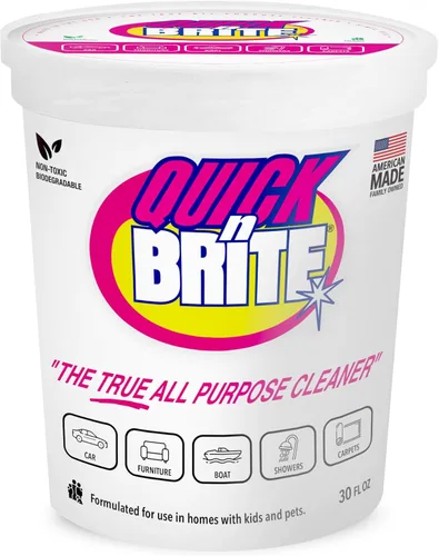 Quick 'n Brite Pasta de limpieza multiusos, verdadero limpiador multiusos, concentrado, 30 onzas