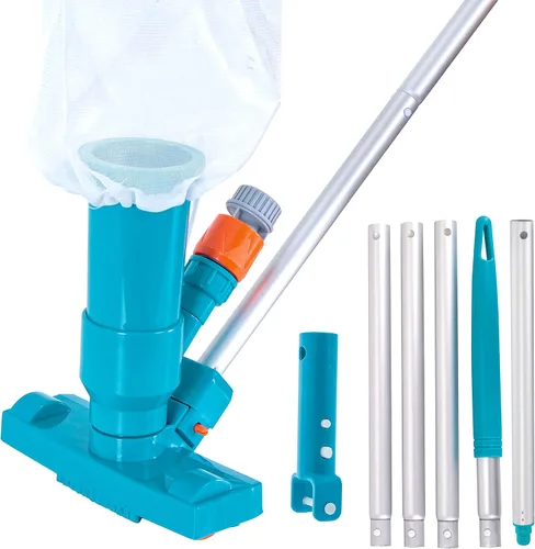 U.S. Pool Supply Aspiradora de piscina sobre el suelo, aspiradora manual de piscina, limpiador de spa para bañera de hidromasaje, estanques - poste