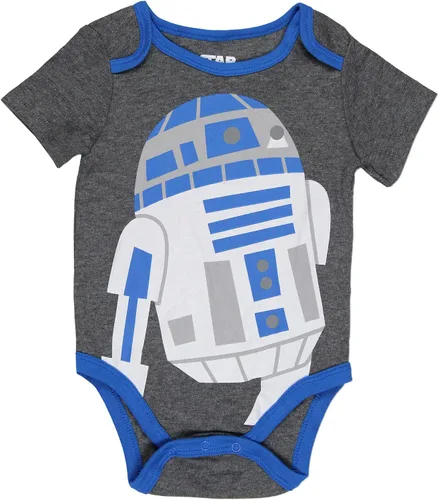 Miniatura 2 de Star Wars - Pijama de una pieza Darth Vader Chewbacca R2-D2 para bebé, 3