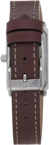 Miniatura 3 de Hamilton Reloj American Classic Ardmore Reloj suizo de cuarzo de 0.736 in x 1.063 in, esfera plateada, correa de cuero rosa (modelo H11221814)