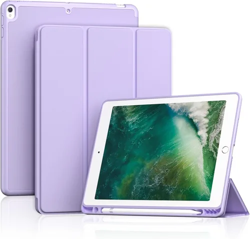 Miniatura 31 de ProCase Funda Inteligente para iPad Air de 10,5" 3ª Generación 2019 / iPad Pro 2017, Funda Delgada con Soporte con Parte Trasera Translúcida Negro
