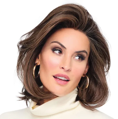 Miniatura 31 de Raquel Welch Flying Solo - Peluca de página para niño, 100% atada a mano por ropa de pelo, gorra pequeña promedio, RL4/10SS Iced Java Java helado