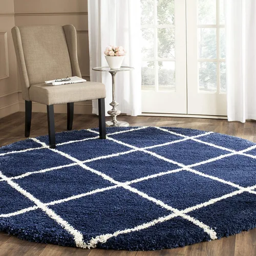 Miniatura 111 de SAFAVIEH - Alfombra de la colección Hudson Shag, diseño de enrejado moderno, no desprende pelusa y fácil de cuidar, 2 pulgadas de grosor, ideal