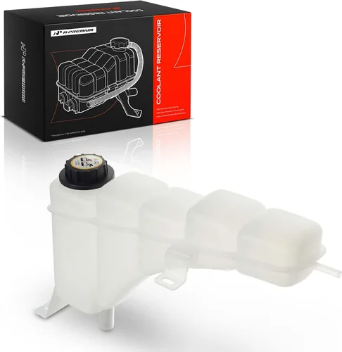 Miniatura 10 de A-Premium Tanque de expansión de refrigerante con tapa de repuesto para Ford Excursion F-250 F-350 F450 F-550 Super Duty 1999-2004 Delantero