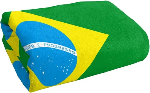 Miniatura 3 de LOGOVISION Toalla de playa con bandera de Brasil, toalla de playa de 30 x 60 pulgadas